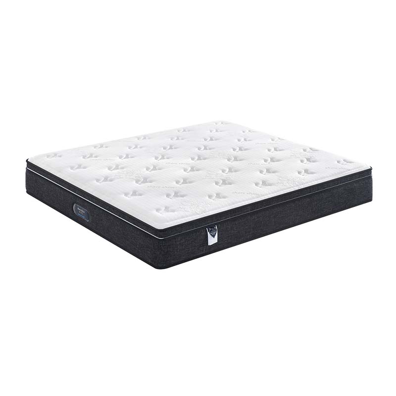 Madrass av naturlatex och jutetyg